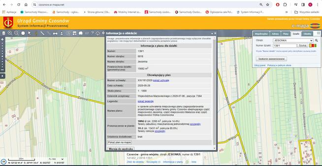 1/2 udziału w dużej działce, budowlano- siedliskowa okazja !