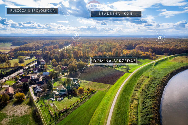 Dom przy Trasie Rowerowej/Puszcza Niepołomicka