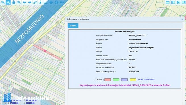 Działka rolno-budowlana na sprzedaż Chustki powiat Szydłowiec