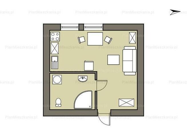 Wynajmę funkcjonalną kawalerkę, Jana Matejki 6B