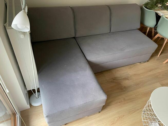 Narożnik sofa szara