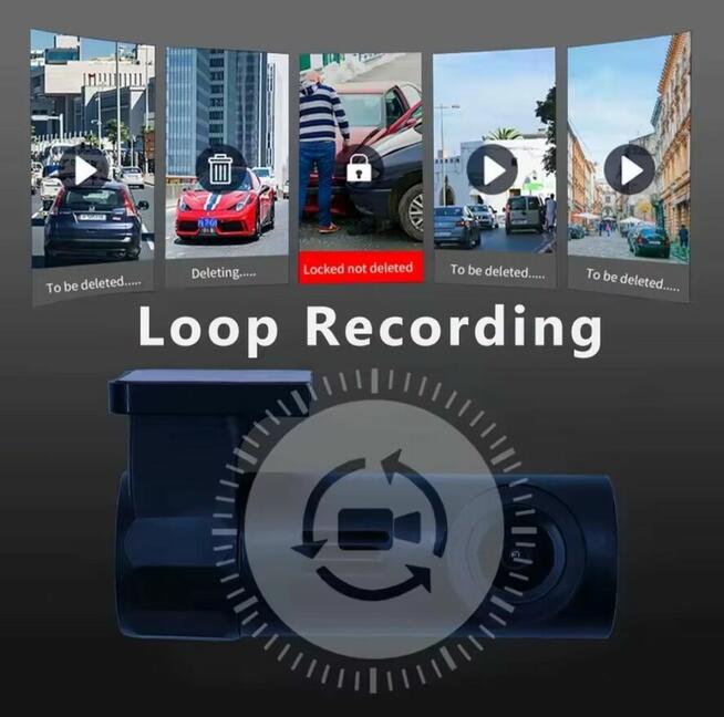 Kamera samochodowa Full HD z WI-FI