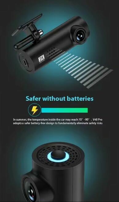 Kamerka Samochodowa z WiFi/Wideorejestrator FULL HD