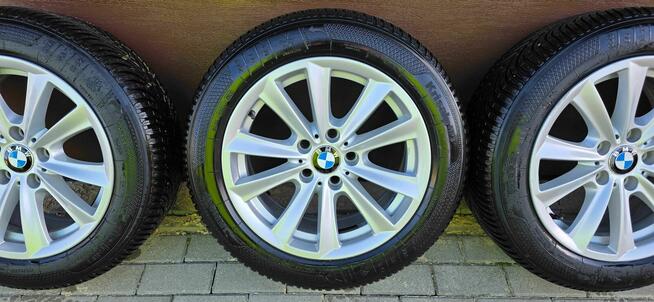 Felgi oryginał BMW 17 cali f10/f11 + opony zimowe Kleber 7mm