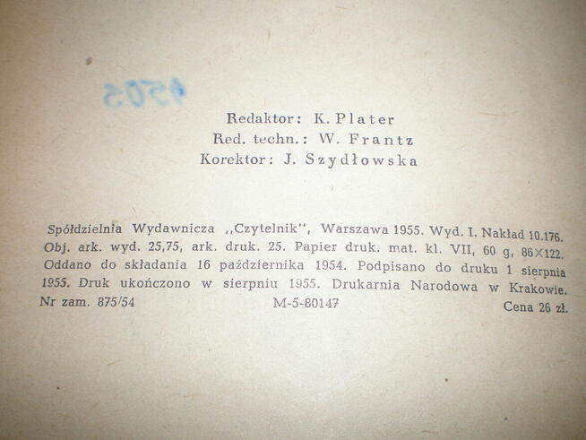 Sprzedam książkę otwarcie szachowe, Zygmunt Szulce, wydaną w