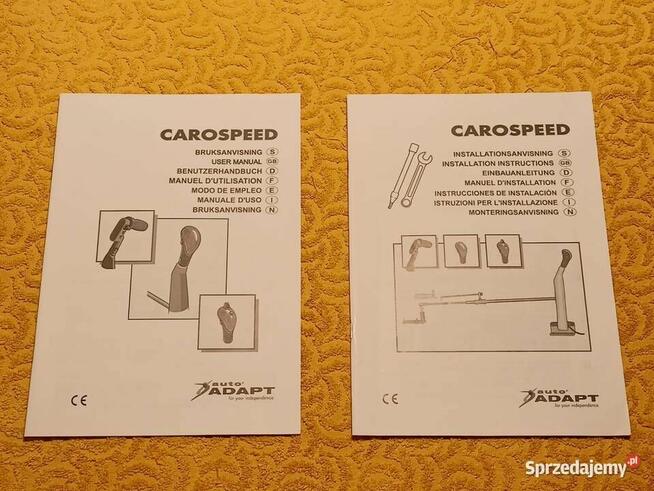 RGH 2 CAROSPEED Oprzyrządowanie Sterowanie Niepełnosprawnych