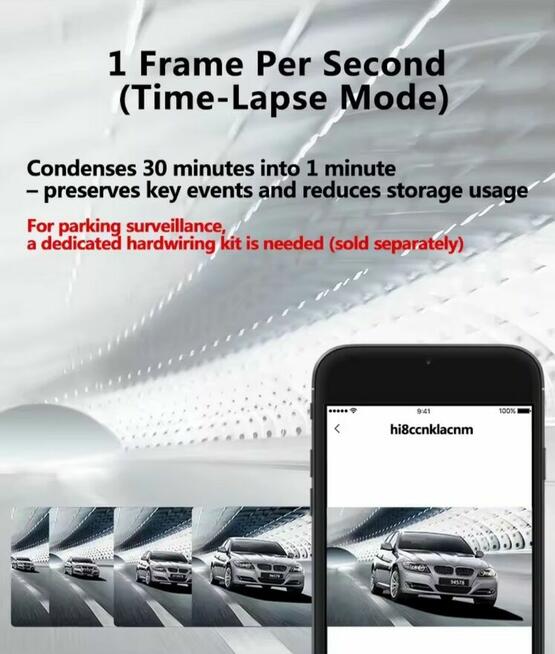 Kamerka Samochodowa z WiFi/Wideorejestrator FULL HD