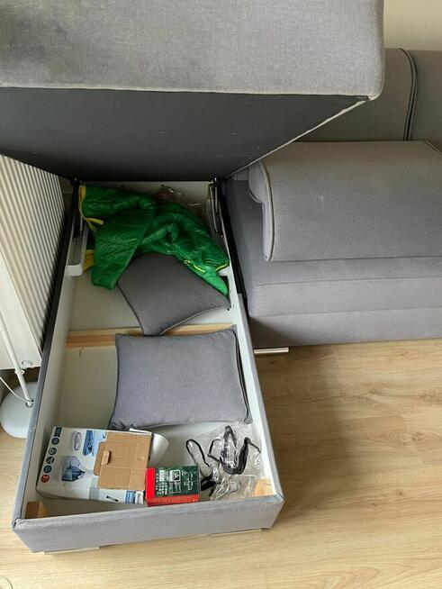 Narożnik sofa szara