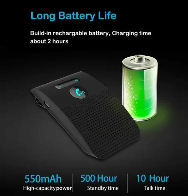 Zestaw głośnomówiący Bluetooth SP09 Multipoint Autostart