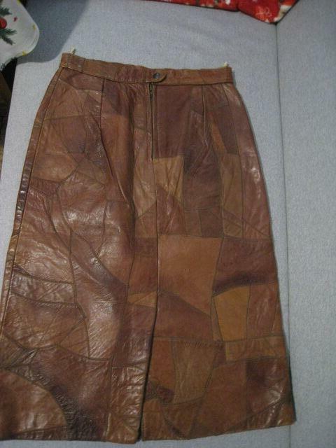 Spódnica skórzana