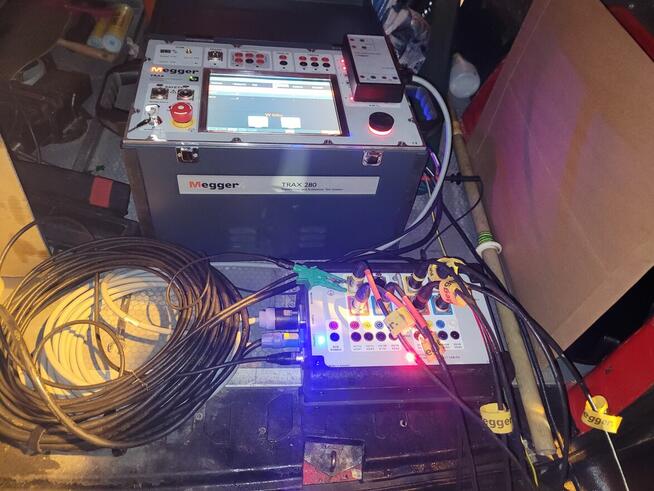 Próby napięciowe kabli SN, badanie zabezpieczeń wyłączników