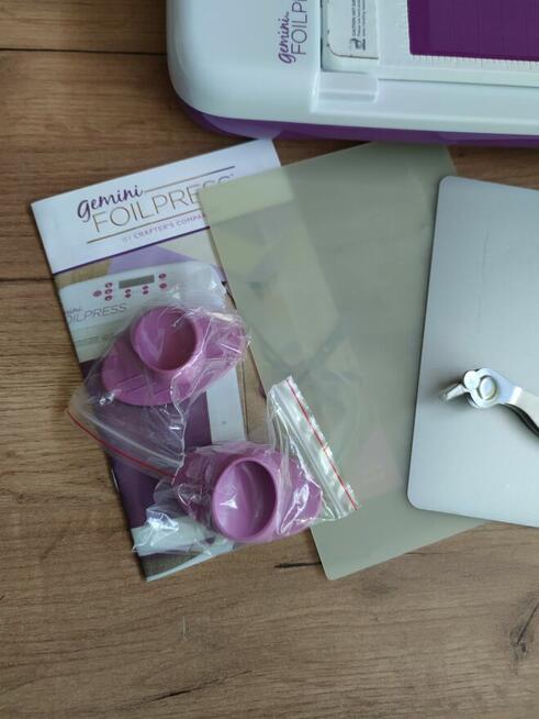 Gemini FOILPRESS + wykrojniki do złoceń