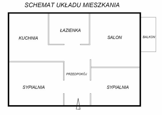 Sprzedam mieszkanie 3 - pokojowe