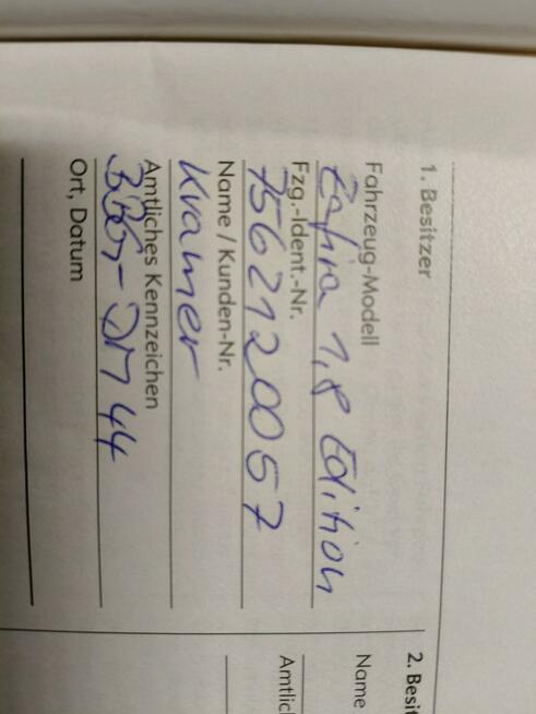 Opel Zafira 1.8benzyna*7 osobowy*Doinwestowany