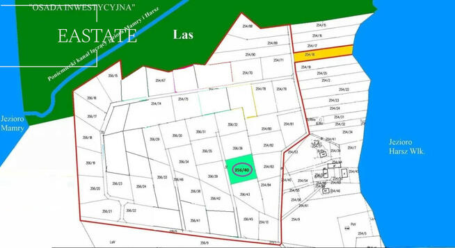 Działka inwestycyjna Harsz gm. Pozezdrze,