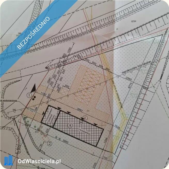 Działka z budynkiem magazyn biura w trakcie budowy przy DK8 Polanica Zdrój
