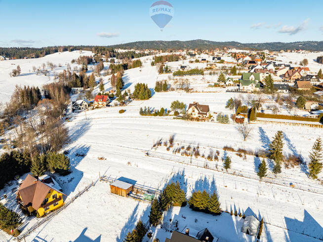 Widokowa Działka budowlana 654 m² Nowy Targ