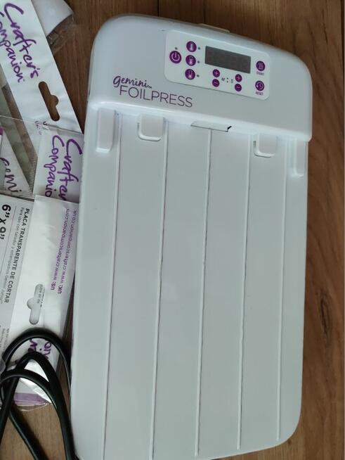 Gemini FOILPRESS + wykrojniki do złoceń