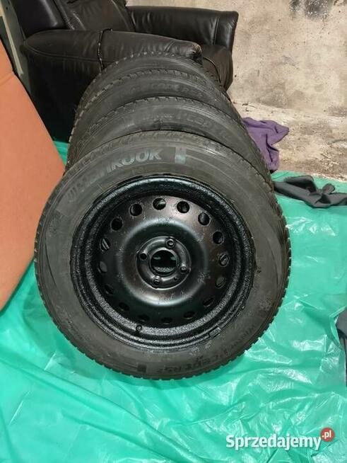 Koła Stalowe z Oponami Zimowymi Hankook Rozstaw Śrub 4x100