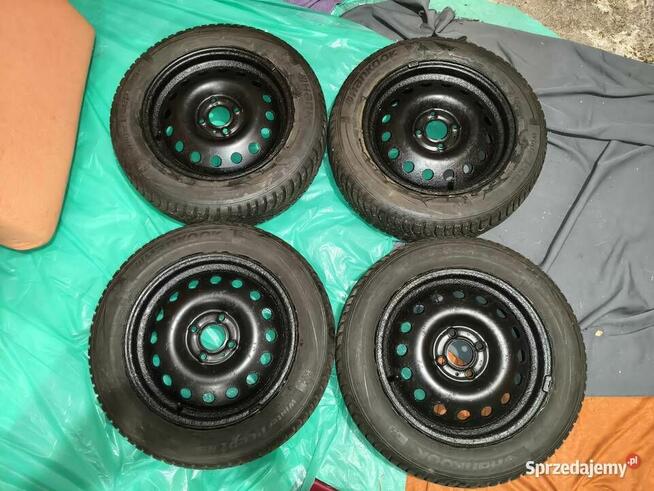 Koła Stalowe z Oponami Zimowymi Hankook Rozstaw Śrub 4x100