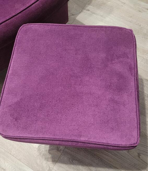 Fotel model Lund uszak marki Puszman plus podnóżek/pufa