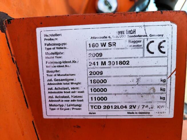 Terex Tw 160 Kaparka