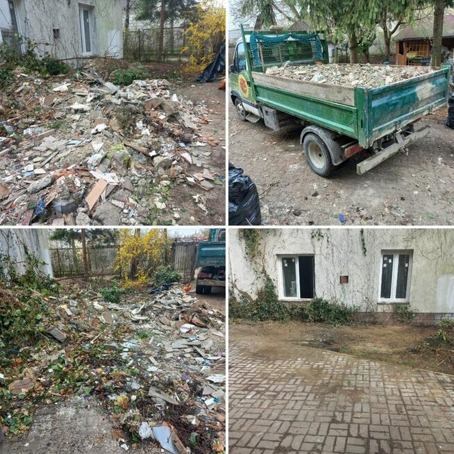 WYWÓZ Śmieci Mebli Sprzątanie działek Opróżnianie mieszkań