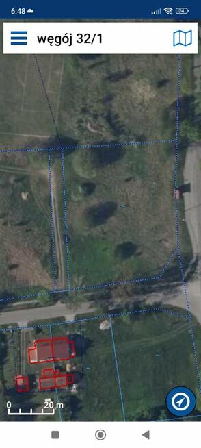 Sprzedam działkę z WZ przy jeziorze o pow 2977 m2