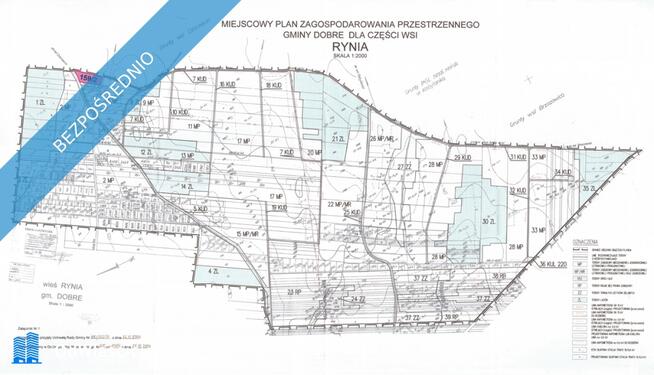Działka leśna z możliwością zabudowy w MPZP