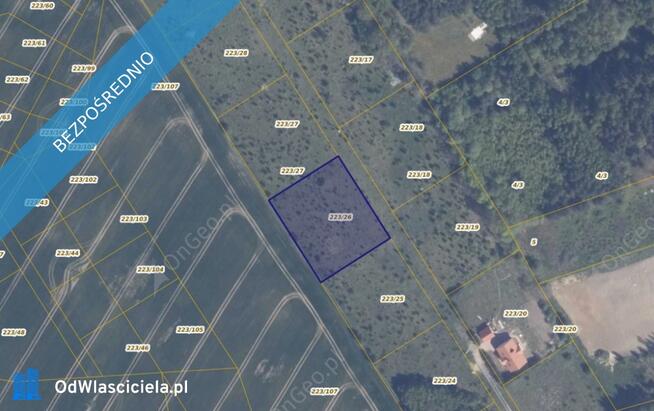Działka 223/26 w miejscowości Warcz
