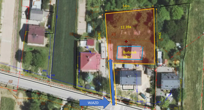 Działka 12.39a z budynkiem rekreacyjnym- Tyczyn