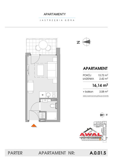 Mieszkanie Jastrzębia Góra gm. Władysławowo, Sanatoryjna