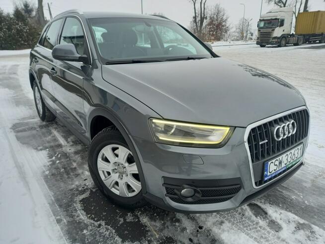 Audi Q3 2.0Tdi 177KM Quattro S-Tronic Skóry Navi Ledy Bi-Xenony Bardzo zadbana