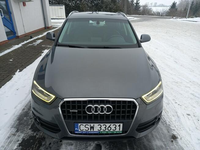 Audi Q3 2.0Tdi 177KM Quattro S-Tronic Skóry Navi Ledy Bi-Xenony Bardzo zadbana