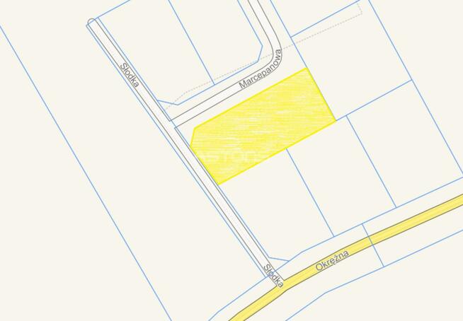 Działka budowlana Gruszczyn gm. Swarzędz, Okrężna