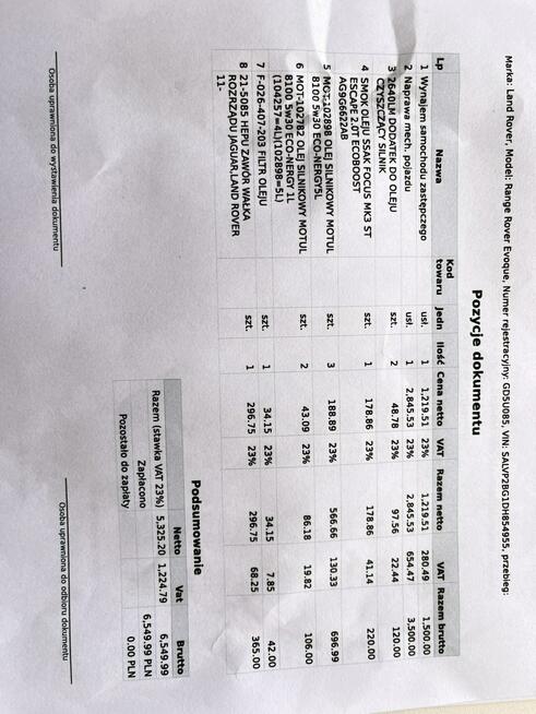 Land Rover Range Rover Evoque Range Rover Evogue 2,0 240KM 4x4 z dobrym wypos. Gwarancja.