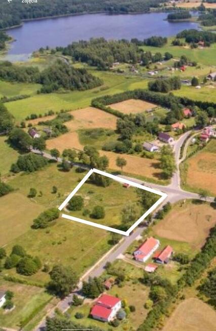 Sprzedam działkę z WZ przy jeziorze o pow 2977 m2