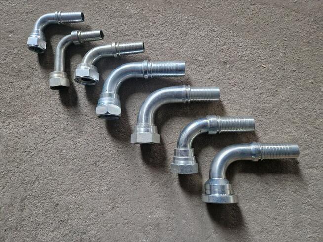 Kątowe końcówki hydrauliczne (RÓŻNE ROZMIARY)