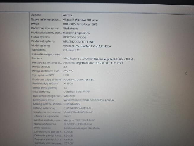 Sprzedam laptop Asus