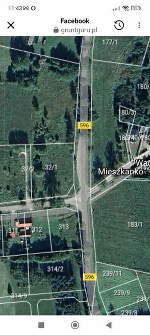 Sprzedam działkę z WZ przy jeziorze o pow 2977 m2