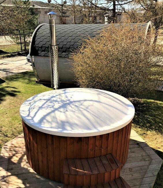 BALIA OGRODOWA KĄPIELOWA z wkładem z fiberglass 225 cm