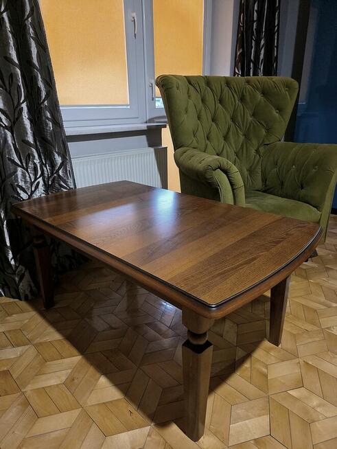 Zestaw mebli, dębowe fronty.