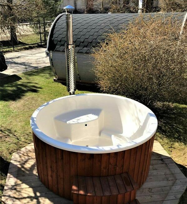 BALIA OGRODOWA KĄPIELOWA z wkładem z fiberglass 225 cm