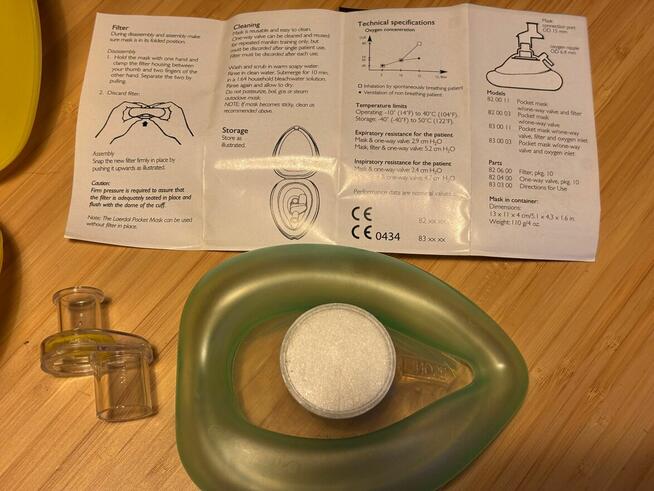 Pocket Mask Laerdal – maska do resuscytacji – CPR – nowa