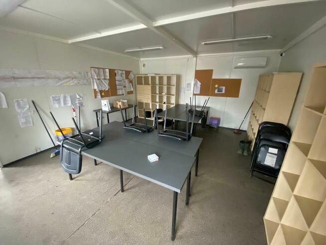 Kontenery biurowe – 5 modułów, klimatyzacja, alarm, CCTV.