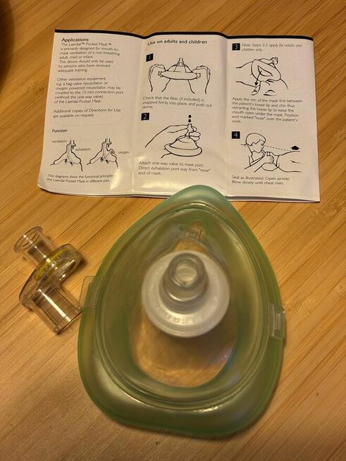 Pocket Mask Laerdal – maska do resuscytacji – CPR – nowa
