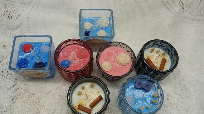 Ręcznie robione świece sojowe zapachowe -Unikatowa dekoracja