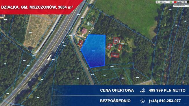 Teren usługowy przy S8 – idealny pod magazyn lub warsztat