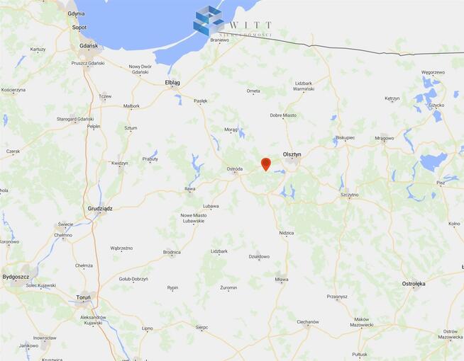 Działka budowlana Śródka gm. Gietrzwałd