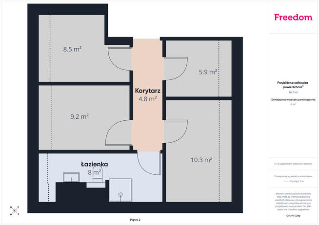 Apartament 5-pok. GARAŻ, dla rodziny Ołtaszyn 126m